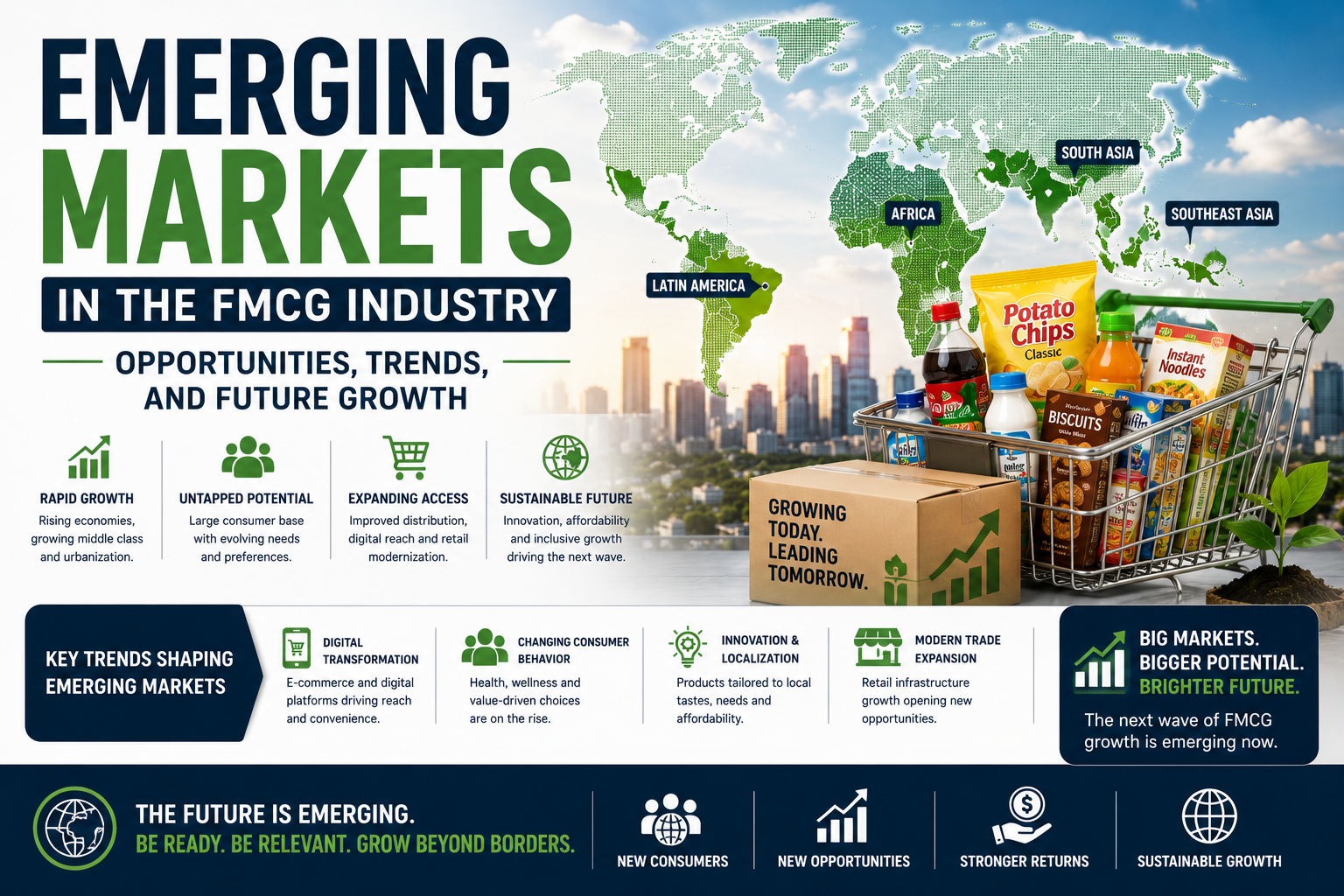 Emerging Markets in the FMCG Industry: Opportunities, Trends, and Future Growth